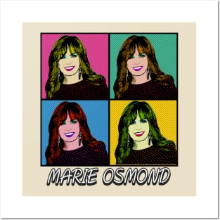 Marie Osmond 80s Pop Art Style Posters and Art